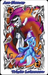 2014 ace_(acesleeves) ace_of_spades card card_template character_name clubs_(suit) da_goddamn_batguy diamonds_(suit) duo english_text equid equine fan_character female feral friendship_is_magic hasbro heart_symbol hearts_(suit) hi_res horn jack_of_hearts joker_(playing_card) king_of_hearts male mammal my_little_pony mythological_creature mythological_equine mythology number playing_card playing_card_template queen_of_diamonds queen_of_spades spades_(suit) suit_symbol ten_of_clubs text trixie_(mlp) unicorn