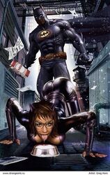  batman batman_(series) catwoman dc dc_comics female greg_horn male milk tagme 