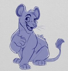  disney felid feral justautumn lion male mammal open_mouth pantherine quadruped signature simba_(the_lion_king) sitting smile solo tail tail_tuft teeth the_lion_king tongue tuft whiskers young young_feral young_male 