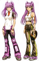  artbook beatmania beatmania_iidx celica goli_matsumoto mizushiro_celica navel sleeveless sleeveless_turtleneck turtleneck 