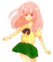  elfen_lied horns long_hair mariko_(elfen_lied) pink_eyes pink_hair 