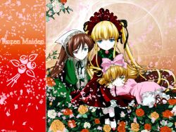  bicolored_eyes hina_ichigo rozen_maiden shinku suiseiseki 