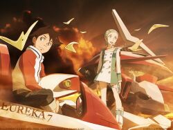  eureka eureka_seven nirvash orange renton_thurston skyfish_(eureka_seven) 