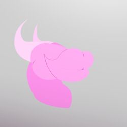  1:1 allbadbadgers ambiguous_gender animated anthro conditional_dnp corruption dragon expansion hi_res horn lip_expansion lips loop mythological_creature mythological_scalie mythology pink_body red_body scalie short_playtime simple_background solo transformation 