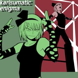  alternate_costume bad_id bad_pixiv_id commentary_request cosplay english_text engrish_text female jeff_hardy jeff_hardy_(cosplay) konpaku_youmu multiple_views onikobe_rin parody projected_inset ranguage short_hair total_nonstop_action_wrestling touhou wrestling wwe 