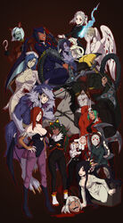  ! 2boys 6+girls :d :o absurdres alucard_(hellsing) alucard_(hellsing)_(cosplay) android angel_wings animal_costume animal_ears animal_print apron ascot axe bad_id bad_pixiv_id bandages bare_shoulders barefoot bat_print bat_wings batman_(series) beowulf_(skullgirls) big_band black_background black_eyes black_footwear black_hair blood blood_on_clothes blood_on_face blood_on_weapon bloody_marie_(skullgirls) blue_eyes blue_hair blunt_bangs bodysuit boots bow bowtie breast_hold breasts bridal_gauntlets bridal_veil bride brown_hair buttons cerebella_(skullgirls) chainsaw claws cleavage closed_mouth clothing_cutout colored_skin corpse_bride cosplay covered_navel covering_face covering_privates crossed_arms crossover dark_skin dc_comics demon_girl disembodied_head doctor_octopus doctor_octopus_(cosplay) doctor_who double_(skullgirls) dragon dress eliza_(skullgirls) emily_(corpse_bride) epaulettes everyone expressionless extra_arms extra_eyes extra_mouth eyeshadow facial_mark fangs feathered_wings feathers filia_(skullgirls) five_nights_at_freddy&#039;s flipped_hair foxy_(fnaf) foxy_(fnaf)_(cosplay) friday_the_13th frills fukua_(skullgirls) full_body fur-trimmed_leotard fur_trim gallon_(vampire) gallon_(vampire)_(cosplay) ganno gloves glowing glowing_eyes green_hair green_lips grey_hair grin hair_ornament hair_over_one_eye hairband half-closed_eyes halloween hand_on_own_hip hands_on_own_face hands_on_own_knees harley_quinn harley_quinn_(cosplay) harness hat head_wings headless headless_horseman heart_cutout hellsing high_heel_boots high_heels highleg highleg_leotard highres hockey_mask holding holding_weapon hook_hand horse huge_weapon index_finger_raised jason_voorhees jason_voorhees_(cosplay) jedah_dohma jedah_dohma_(cosplay) joints knee_boots lace large_breasts leaning_forward leotard leviathan_(skullgirls) lipstick long_hair long_sleeves looking_up machinery maid maid_headdress makeup marvel mask military military_uniform monster_girl morrigan_aensland morrigan_aensland_(cosplay) ms._fortune_(skullgirls) multicolored_hair multiple_boys multiple_crossover multiple_girls muscular no_bra no_pupils nurse nurse_(silent_hill) nurse_(silent_hill)_(cosplay) nurse_cap object_through_head open_mouth orange_hair outline painwheel_(skullgirls) pants pantyhose parasoul_(skullgirls) parted_bangs peacock_(skullgirls) pentagram photoshop_(medium) pool_of_blood print_pantyhose purple_legwear purple_skin radio_antenna raised_eyebrows red_eyes red_hair robo-fortune robot_girl robot_joints saddle samson_(skullgirls) shadow_the_hedgehog shadow_the_hedgehog_(cosplay) sharp_teeth short_dress short_hair short_twintails shuriken silent_hill_(series) simple_background skeletal_arm skull_hair_ornament skullgirls smile sonic_(series) spider-man_(series) squigly_(skullgirls) standing strapless streaked_hair sunglasses tail taut_clothes teeth television tentacle the_ring thick_eyebrows tongue top_hat turtleneck twintails two-tone_hair uniform valentine_(skullgirls) vampire_(game) veil very_long_hair vice-versa_(skullgirls) waist_apron waistcoat weapon wedding_dress weeping_angel weeping_angel_(cosplay) werewolf white_hair wings yamamura_sadako yamamura_sadako_(cosplay) yellow_eyes 