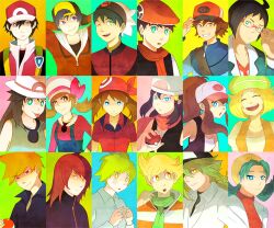  bel_(pokemon) bell_(pokemon) black_hair blonde_hair blue_(pokemon) blue_hair brown_hair cheren_(pokemon) crystal_(pokemon) dawn_(pokemon) diamond_(pokemon) female glasses gold_(pokemon) green_(pokemon) green_hair haruka_(pokemon) hat kotone_(pokemon) leaf_(pokemon) long_hair male mitsuru_(pokemon) n_(pokemon) ookido_green pearl_(pokemon) pok&atilde;&copy;ball pok&eacute;ball poke_ball pokemon pokemon_(game) pokemon_bw pokemon_hgss red_(pokemon) red_hair short_hair silver_(pokemon) touko_(pokemon) touya_(pokemon) twintails yuuki_(pokemon) 