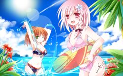  bikini minagawa_yuuhi mutou_kurihito swimsuit water your_diary yua 