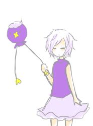  .flow drifloon pokemon sabitsuki skirt white_hair 