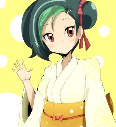  brown_eyes female green_hair mizuki_kotori_(yugioh_zexal) mizuki_kotori_(yuu-gi-ou_zexal) solo yu-gi-oh! yuu-gi-ou_zexal 