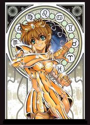  aqua_eyes aries_(symbol) armor bikini_armor blonde_hair breasts cancer_(symbol) clenched_hand female fighting_stance future_studio_(artist) gemini_(symbol) genderswap_(mtf) gold_armor gold_saint grin large_breasts leg_lift leo_(symbol) leo_(zodiac) leo_aiolia libra_(symbol) midriff mu_fengchun panties pantyshot pisces_(symbol) red_panties rule_63 saint_seiya scorpio_(symbol) shiny short_hair skirt smile solo sun_symbol taurus_(symbol) thighhighs underwear virgo_(symbol) zodiac zodiac_wheel 