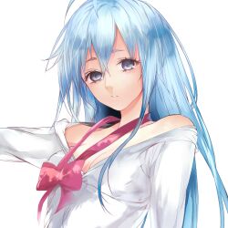  bad_id bad_pixiv_id blue_eyes blue_hair denpa_onna_to_seishun_otoko female long_hair solo tcb touwa_erio upper_body white_background 