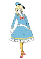  blonde_hair cosplay disney donald_duck_(cosplay) dress female hat kingdom_hearts namine solo 