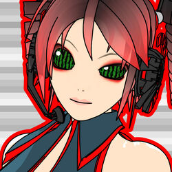  3d calne_ca deino drill_hair food fruit headset karune_calcium kasane_teto maeda_koutarou translucent_hair utau watermelon 