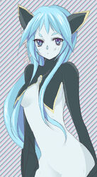  aqua_(tales) blue_eyes blue_hair blue_skin colored_skin female hozumi_(8/1) long_hair solo tales_of_(series) tales_of_symphonia tales_of_symphonia_knight_of_ratatosk 