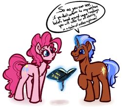  2019 absurd_res bible book christianity duo earth_pony english_text equid equine fan_character female feral friendship_is_magic hair hasbro hi_res horn horse mammal my_little_pony mythological_creature mythological_equine mythology pinkie_pie_(mlp) pony prejudice religion text trolling unicorn witchtaunter 