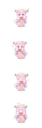  absurdres commentary_request dancing female hat highres kyu_kyu_kyu_nyaa long_hair patchouli_knowledge photoshop_(medium) purple_eyes purple_hair soutsuki_naru touhou 