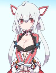  bad_id bad_pixiv_id breasts cleavage commentary_request female long_hair matoi_(pso2) medium_breasts odabuts phantasy_star phantasy_star_online_2 solo 