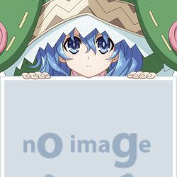  :&lt; animal_ears animal_hood blue_eyes blue_hair commentary_request date_a_live female hood hoodie looking_at_viewer mugen_ouka no_image peeking_out pixiv rabbit_ears solo yoshino_(date_a_live) 