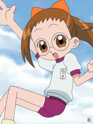  brown_hair buruma fujiwara_hazuki gym_uniform hatomugisan lolicon ojamajo_doremi 