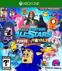  6+boys awesome_face big_daddy_(bioshock) bioshock_(series) bird cereal_box chris-chan clancy_wiggum clank cole_macgrath collage content_rating cover crossover doritos english_text esrb expand_dong fake_cover fat_princess game_console gloves god_of_war headshop honekoneko_(psg) infamous kenny_mccormick kratos_(god_of_war) littlebigplanet logo mario mario_(series) meme milhouse_van_houten multiple_boys my_little_pony my_little_pony:_friendship_is_magic nathan_drake panty_&amp;_stocking_with_garterbelt photo_(medium) pigeon pinkie_pie_(mlp) playstation_3 playstation_all-stars_battle_royale princess_(fat_princess) princess_unikitty queer_duck queer_duck_(character) ratchet_&amp;_clank ratchet_(ratchet_&amp;_clank) reese&#039;s_puffs sackboy shadow_the_hedgehog single_letter sly_cooper sly_cooper_(series) sonic_&amp;_knuckles sonic_(series) sonic_the_hedgehog sonic_the_hedgehog_(classic) sonichu sonichu_(series) south_park spongebob_squarepants_(series) squidward_tentacles stocking_(psg) super_mario_64 taco_bell the_lego_group the_lego_movie the_simpsons third-party_edit uncharted video_game_cover white_gloves wing_cap xbox_one 