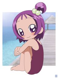  hatomugisan lolicon ojamajo_doremi purple_hair segawa_onpu swimsuit 