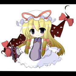  bad_id bad_pixiv_id chibi female gap_(touhou) letterboxed rensei solo touhou yakumo_yukari 