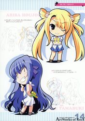  chibi hoshiuta houjyou_arisa pocopii watanabe_akio yamabuki_renge 