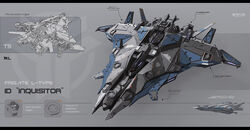  commentary concept_art drone engine english_text frigate_(star_conflict) glowing jericho_(star_conflict) jet_engine karanak logo machinery mechanical military military_vehicle no_humans photoshop_(medium) realistic science_fiction spacecraft star_conflict thrusters vehicle_focus 