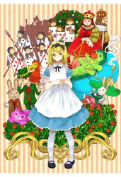  alice alice_in_wonderland caterpillar_(wonderland) cheshire_cat dodo dormouse king_of_hearts mad_hatter march_hare queen_of_hearts rizumu white_rabbit 