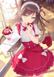  maid miyamoto_sakura miyamoto_sakura_ga_kawaii_dake_no_shousetsu. rurudo rurudot waitress 