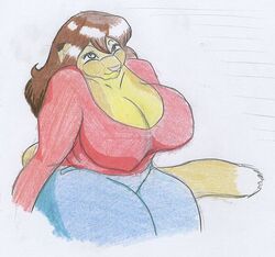  anthro big_breasts breasts danellz felid female kristy_(danellz) lion mammal pantherine sitting solo thick_thighs 