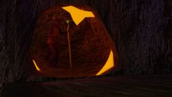  16:9 3d_(artwork) anthro cave crystal digital_media_(artwork) hi_res kobold masa pyrus_aer widescreen 