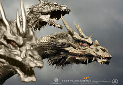  alien dopepope dragon giant_monster godzilla_(series) hydra kaijuu king_ghidorah monster red_eyes toho_(film_company) 