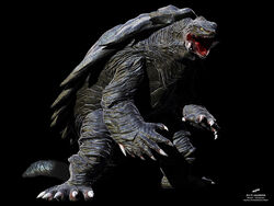  dopepope gamera gamera_(series) giant_monster kaijuu monster roaring turtle tusks 