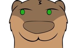  16:10 aaliyah_(oc) alpha_channel ambiguous_gender headshot_portrait j5furry lenny_face mammal meme mustelid otter portrait solo widescreen 