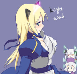  3girls animal_ears armor armored_dress artoria_pendragon_(fate) bad_id bad_pixiv_id bird_girl blonde_hair blue_background blue_dress breasts cat_ears cat_girl cat_tail chibi cleavage cosplay dress fate_(series) green_eyes grey_hair hat head_wings heidimarie_w._schnaufer heinrike_prinzessin_zu_sayn-wittgenstein hirschgeweih_antennas irisviel_von_einzbern irisviel_von_einzbern_(cosplay) kadowaki_mai kawasumi_ayako kemonomimi_mode kisetsu long_hair medium_breasts multiple_girls noble_witches photoshop_(medium) pun red_eyes saber_(fate) saber_(fate)_(cosplay) sanya_v._litvyak strike_witches sweater tail tohsaka_rin tohsaka_rin_(cosplay) twintails ueda_kana voice_actor_connection wings world_witches_series 