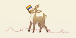  ambiguous_gender brown_body brown_fur countershading deer feral flag flag_(object) flag_in_mouth fur hi_res holding_flag holding_object lgbt_pride mammal pride_color_flag pride_colors quadruped rainbow_flag rainbow_pride_colors rainbow_pride_flag rainbow_symbol solo switchbit white_body white_countershading white_fur 