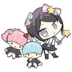  1:1 2021 :3 :o absurd_res accessory alpha_channel bear big_eyes big_head black_eyes black_hair black_nose blue_body blue_ears blue_fur blue_hair blush bottomwear bow_ribbon brother_(lore) chibi clothed clothing cosplay crossover danganronpa detailed dress_shirt female frown frowning_at_viewer fur glistening glistening_eyes grey_eyes group hair hair_accessory hair_ribbon hairbow hairpin happy head_tilt hello_kitty_(series) hi_res holding_object holding_wand human kiki_(little_twin_stars) lagomorph lala_(little_twin_stars) leporid little_twin_stars long_ears looking_at_viewer male mammal markings mukuro_ikusaba multicolored_body multicolored_ears multicolored_fur multicolored_hair noseless o_o official_art open_mouth pink_body pink_ears pink_fur pink_hair pose purple_ears purple_hair rabbit raised_arm red_eyes ribbons round_ears round_head sanrio school_uniform shadow shirt short_hair sibling_(lore) simple_background simple_eyes sister_(lore) sitting size_difference skirt smile smiling_at_viewer spike_chunsoft standing star tan_body tan_ears tan_skin toony topwear transparent_background trio twins_(lore) twintails two_tone_hair uniform unknown_artist wand whiskers white_body white_fur wide_eyed yellow_ears young 