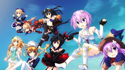  8girls blanc four_goddesses_online:_cyber_dimension_neptune multiple_girls nepgear neptune_(choujigen_game_neptune) neptune_(series) noire ram_(choujigen_game_neptune) rom_(choujigen_game_neptune) uni_(choujigen_game_neptune) vert 