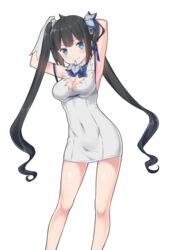  cleavage dress dungeon_ni_deai_wo_motomeru_no_wa_machigatteiru_darou_ka hestia_(dungeon) transparent_png 