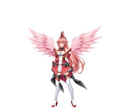  angel_wings bare_shoulders blush boots breasts cleavage cleavage_cutout closed_eyes clothing_cutout dress elbow_gloves exs-tia_chevalier_(exs-tia_r) facing_viewer feathered_wings female full_body game_cg gloves headgear high_heel_boots high_heels highres inoino kouyoku_senki_exs-tia large_breasts large_variant_set long_hair non-web_source official_art open_mouth pink_hair pink_wings ponytail rieszverne_suzette_paladill skirt smile solo standing thigh_boots thighhighs transparent_background variant_set very_long_hair wings zettai_ryouiki 