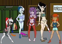  bra elsa_frankenteen hanna-barbera panties phantasma_phantom scooby-doo scooby-doo_and_the_ghoul_school sibella_dracula tanis_mummy winnie_werewolf 