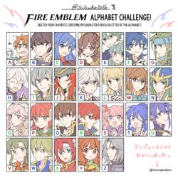  6+boys 6+girls aqua_hair armor artur_(fire_emblem) bad_id bad_twitter_id berkut_(fire_emblem) black_armor black_hair blonde_hair blue_armor blue_eyes blue_hair blush braid brown_hair caeda_(fire_emblem) cape delthea_(fire_emblem) dress eirika_(fire_emblem) elbow_gloves ephraim_(fire_emblem) farina_(fire_emblem) fire_emblem fire_emblem:_mystery_of_the_emblem fire_emblem:_path_of_radiance fire_emblem:_radiant_dawn fire_emblem:_the_binding_blade fire_emblem:_the_blazing_blade fire_emblem:_the_sacred_stones fire_emblem_awakening fire_emblem_echoes:_shadows_of_valentia fire_emblem_heroes fur_trim gloves green_eyes green_hair guy_(fire_emblem) hair_tubes hairband headband helmet henry_(fire_emblem) highres innes_(fire_emblem) jewelry joshua_(fire_emblem) kliff_(fire_emblem) long_hair looking_at_viewer lucius_(fire_emblem) lute_(fire_emblem) mist_(fire_emblem) multiple_boys multiple_girls nephenee_(fire_emblem) olivia_(fire_emblem) open_mouth pink_hair ponytail priscilla_(fire_emblem) purple_eyes quan_(fire_emblem) raven_(fire_emblem) red_hair scarf serra_(fire_emblem) short_hair siblings skirt smile sushitarou tana_(fire_emblem) twin_braids twintails ursula_(fire_emblem) vanessa_(fire_emblem) wolt_(fire_emblem) xane_(fire_emblem) yune_(fire_emblem) zihark_(fire_emblem) 