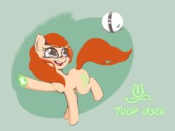  2019 4:3 absurd_res cartoon_network cutie_mark duo earth_pony emerald-light english_text equid equine eyewear female feral glasses glowing glowing_markings grey_eyes hasbro hi_res hooves horse infinity_symbol infinity_train machine mammal mane markings my_little_pony one-one ponification pony red_mane robot simple_background symbol text tulip_olsen 