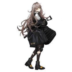  black_bag black_coat black_footwear black_pantyhose black_vest boots brown_hair character_name closed_mouth clothes_writing coat crossed_bangs expressionless female full_body girls&#039;_frontline gun h&amp;k_ump hair_between_eyes hair_ornament heckler_&amp;_koch holding holding_gun holding_weapon infukun knee_pads long_hair looking_at_viewer looking_back no_scar off_shoulder official_alternate_costume official_art one_side_up pantyhose shell_jacket shirt simple_background solo standing submachine_gun third-party_source torn_clothes torn_pantyhose transparent_background ump45_(girls&#039;_frontline) ump45_(winter_journey)_(girls&#039;_frontline) very_long_hair vest weapon white_shirt yellow_eyes 