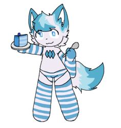  anthro arctic_fox arm_warmers armwear birthday birthday_cake blue_arm_warmers blue_armwear blue_body blue_cake blue_clothing blue_ears blue_eyes blue_fur blue_hair blue_hair_tips blue_legwear blue_panties blue_striped_arm_warmers blue_striped_panties blue_tail blue_tail_tip blue_thigh_highs blue_underwear bottomwear cake canid canine chest_crystal clothing cutlery dessert dipstick_tail food fox fur hair kitchen_utensils legwear male mammal markings naidru panties pattern_bottomwear pattern_clothing pattern_legwear pattern_panties pattern_thigh_highs pattern_underwear solo spoon striped_bottomwear striped_clothing striped_legwear striped_panties striped_thigh_highs striped_underwear stripes tail tail_markings thigh_highs tools true_fox underwear unknown_artist white_arm_warmers white_armwear white_body white_clothing white_fur white_hair white_legwear white_panties white_striped_arm_warmers white_striped_panties white_tail white_thigh_highs white_underwear 