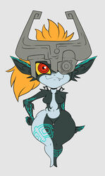  breasts chibi closed_mouth female flat_color full_body grey_background hand_on_hip helmet imp long_hair looking_at_viewer medium_breasts mehdrawings midna monster_girl nintendo nude oerba_yun_fang one_eye_covered orange_hair pointy_ears red_eyes simple_background smile solo standing the_legend_of_zelda the_legend_of_zelda:_twilight_princess thick_thighs thigh_gap thighs wide_hips yellow_sclera 