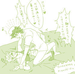  atsushi_yugekun battle_tendency caesar_zeppeli crossdresser_on_top crossdresser_topping crossdressing heels high_heels jojo&#039;s_bizarre_adventure joseph_joestar josou_seme lingerie male male_only nightie nurse nurse_cap nurse_hat nurse_uniform slip tagme yaoi 