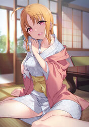  japanese_clothes love_live!_sunshine!! tagme takami_chika yamaori_(yamaorimon) 